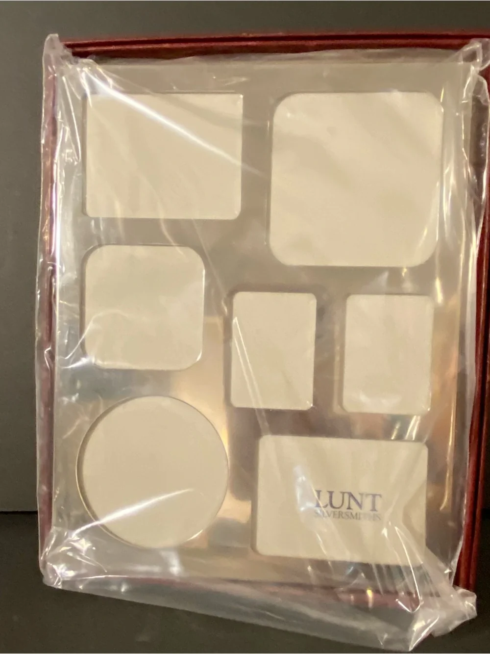 NIB Lunt Silversmiths Multi-Opening Silver Plated Collage Picture Frame